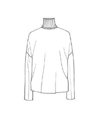 Boxy Turtleneck - Beige