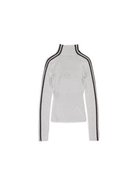 Balenciaga X Adidas Athletic Mock Neck silver & black Turtle Neck - Silver & Black