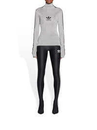 Balenciaga X Adidas Athletic Mock Neck silver & black Turtle Neck - Silver & Black