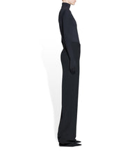 Straight Leg Pants - Black