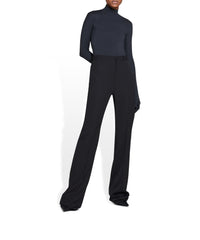 Straight Leg Pants - Black & White