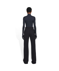 Straight Leg Pants - Black & White