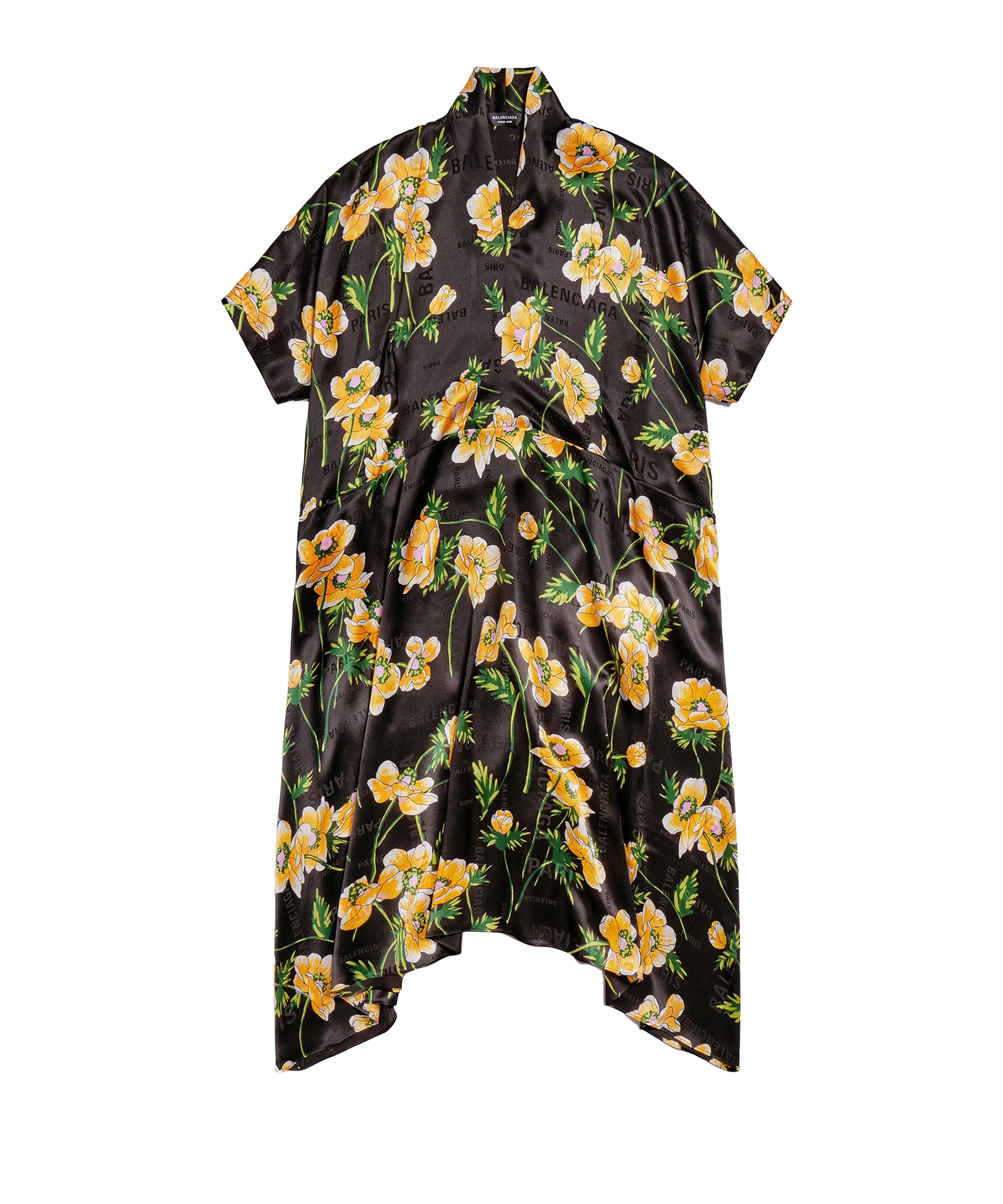 Oversized Dress - Black & Yellow