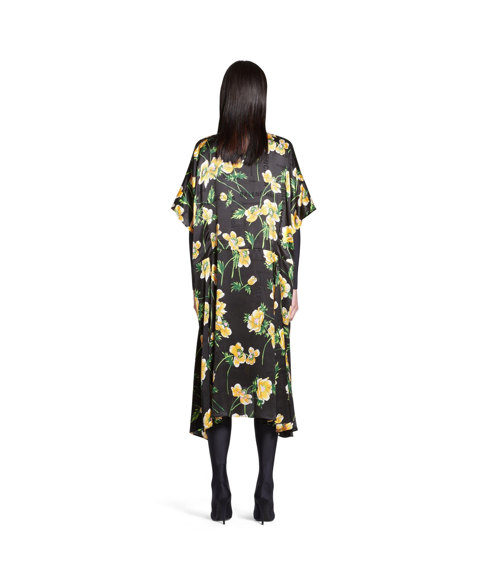 Oversized Dress - Black & Yellow