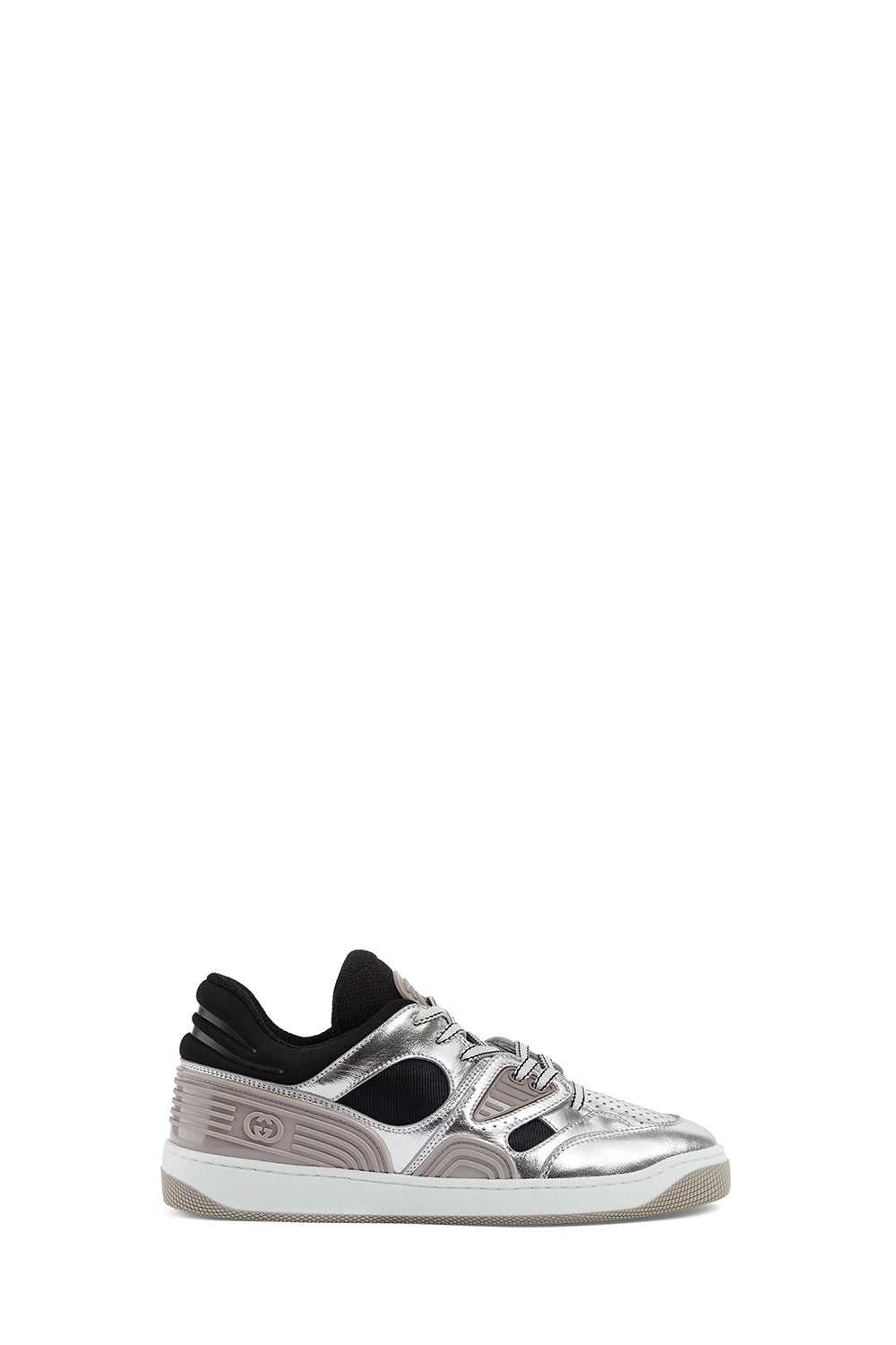 Silver & black Sneakers - Silver & Black