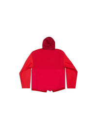 I Love Balenciaga Upcycled red Hoodie - Red