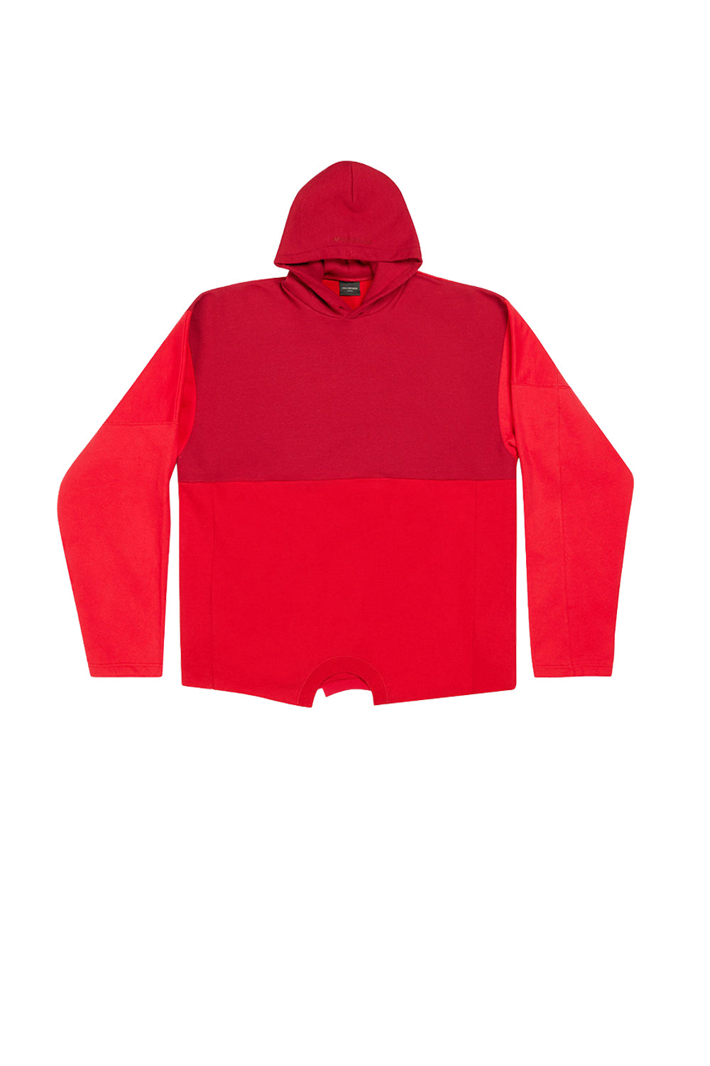 I Love Balenciaga Upcycled red Hoodie - Red