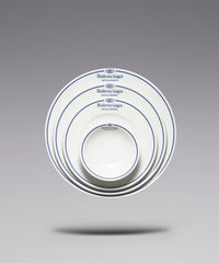 Big Plate - White & Blue