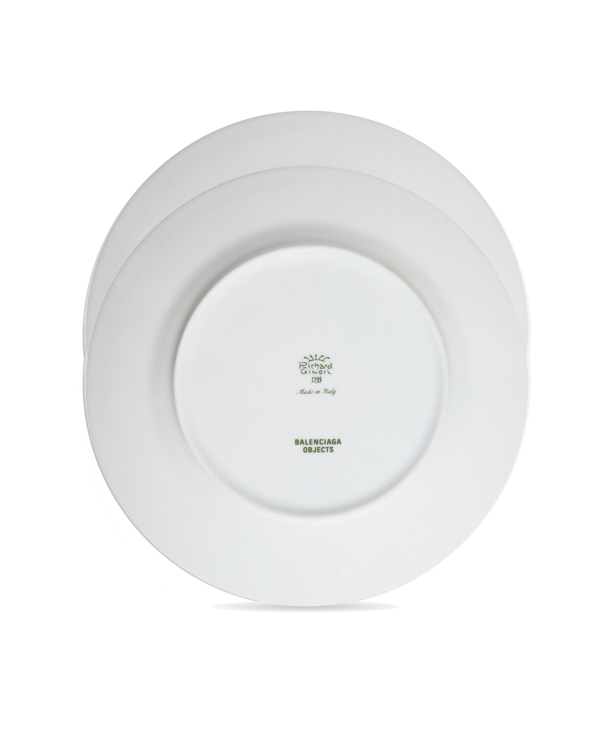 Big Plate - White & Blue