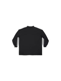 Balenciaga X Adidas Long Sleeve hibiscus red T-shirt - Vrv & Hibiscus Red