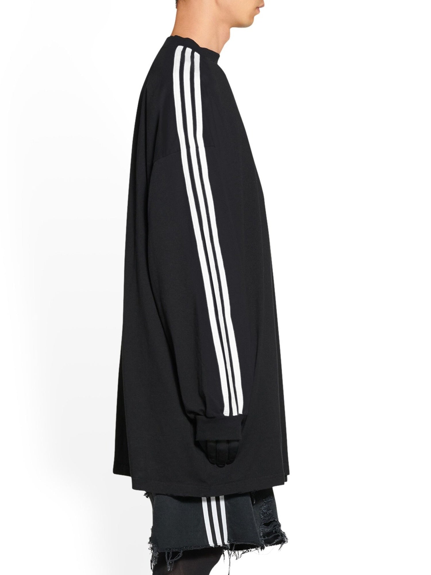 Balenciaga X Adidas Long Sleeve hibiscus red T-shirt - Vrv & Hibiscus Red