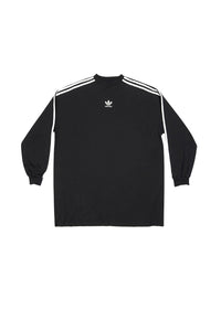 Balenciaga X Adidas Long Sleeve hibiscus red T-shirt - Vrv & Hibiscus Red