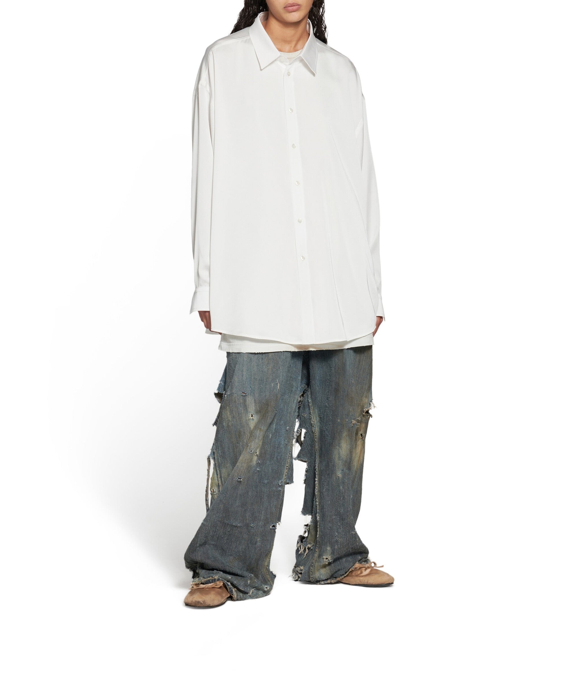 Fluid Blouse - White