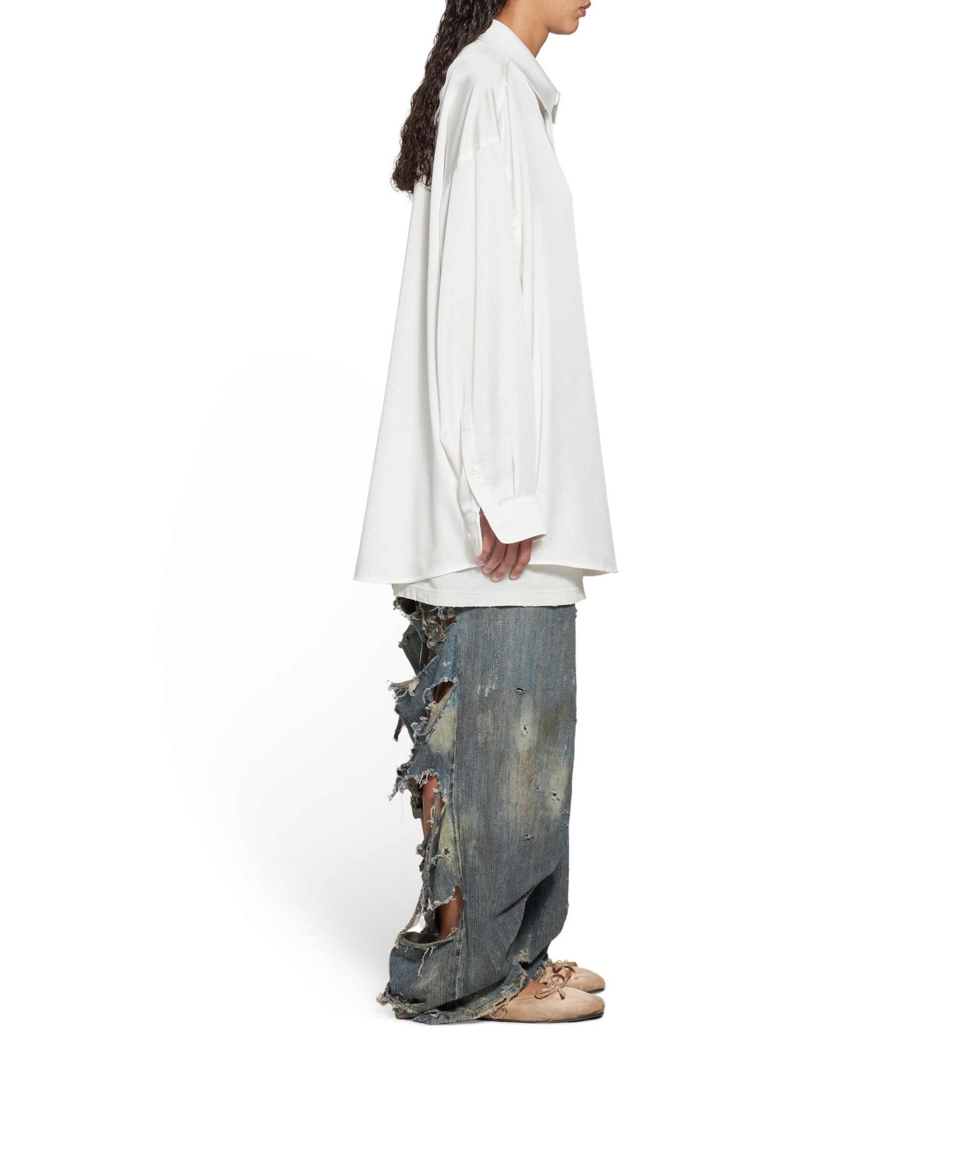 Fluid Blouse - White