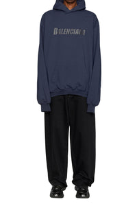 Caps Med Boxy navy & black Hoodie - Navy & Black