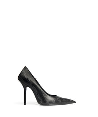 Square Knife 110 Pumps With Rhinestones - Black