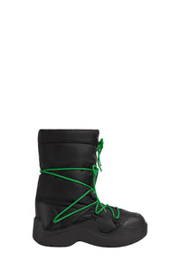 Puddle Bomber black & parakeet 55mm Boots - Black & Parakeet
