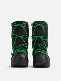Puddle Bomber black & parakeet 55mm Boots - Black & Parakeet