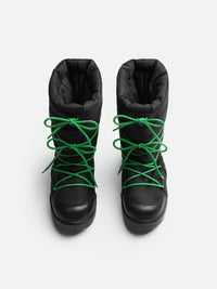 Puddle Bomber black & parakeet 55mm Boots - Black & Parakeet