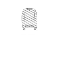 BB Monogram Crewneck black & grey Sweatshirt - Black & Grey