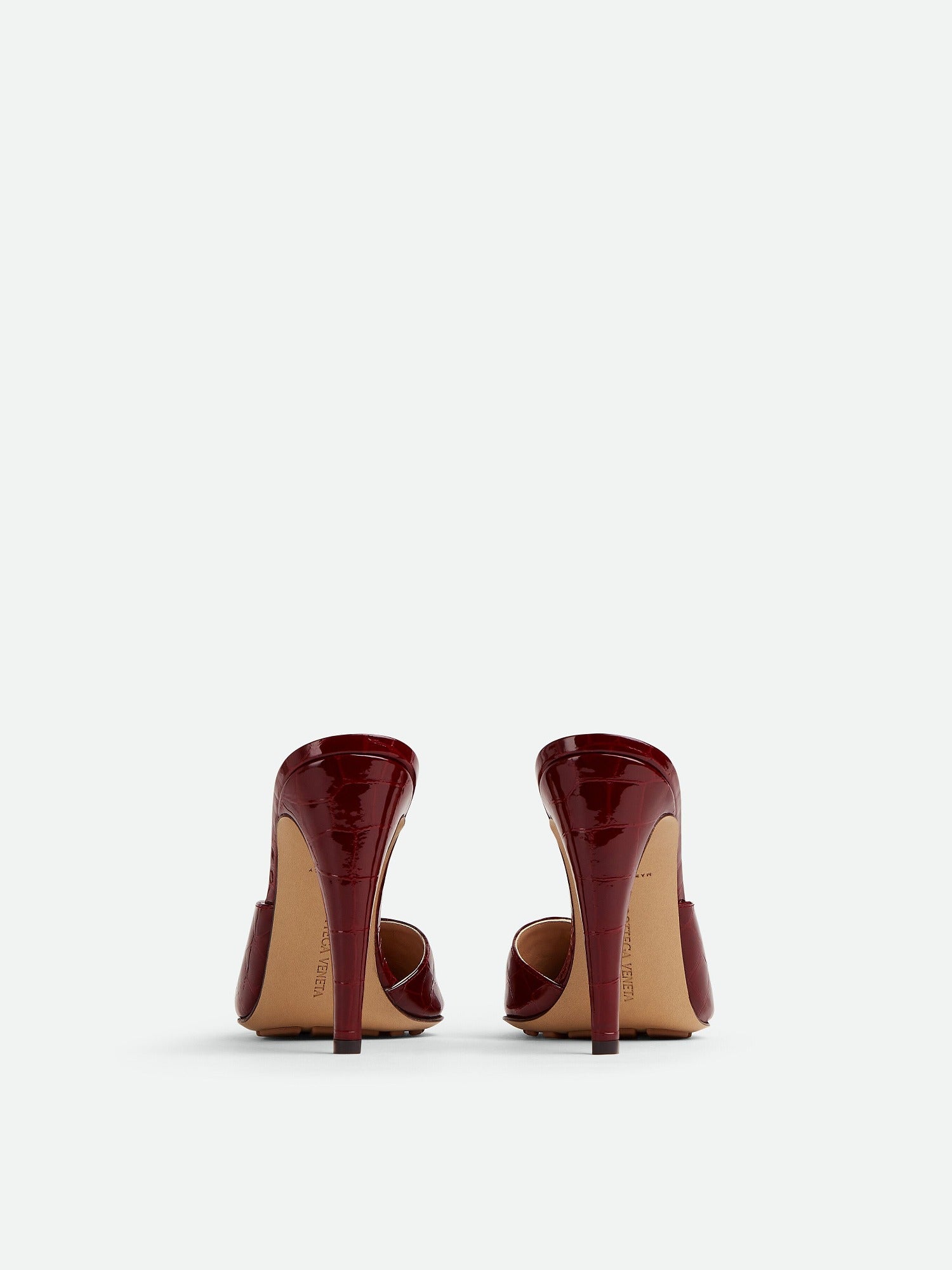 Punta cherry 100mm Mules - Cherry