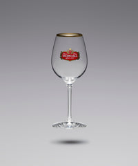 Wine Glasses Gold - Transparent & Red & Gold