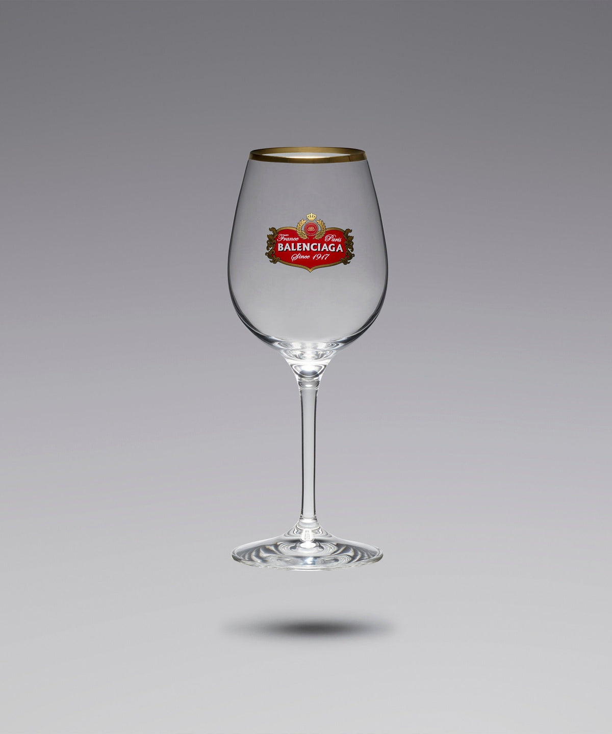 Wine Glasses Gold - Transparent & Red & Gold