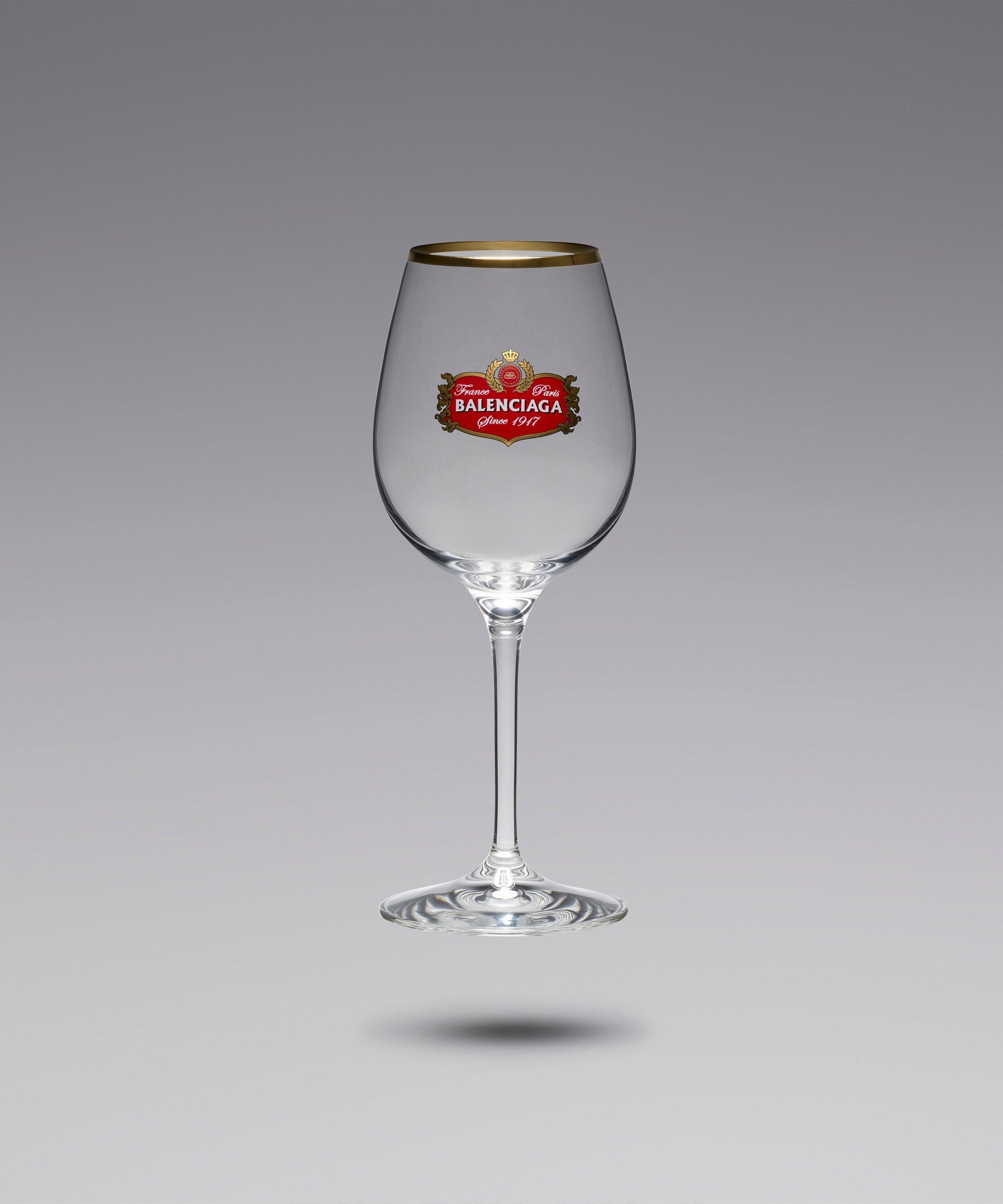 Wine Glasses Gold - Transparent & Red & Gold