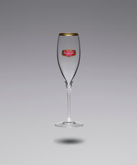 Champagne Glasses Gold - Transparent & Red & Gold