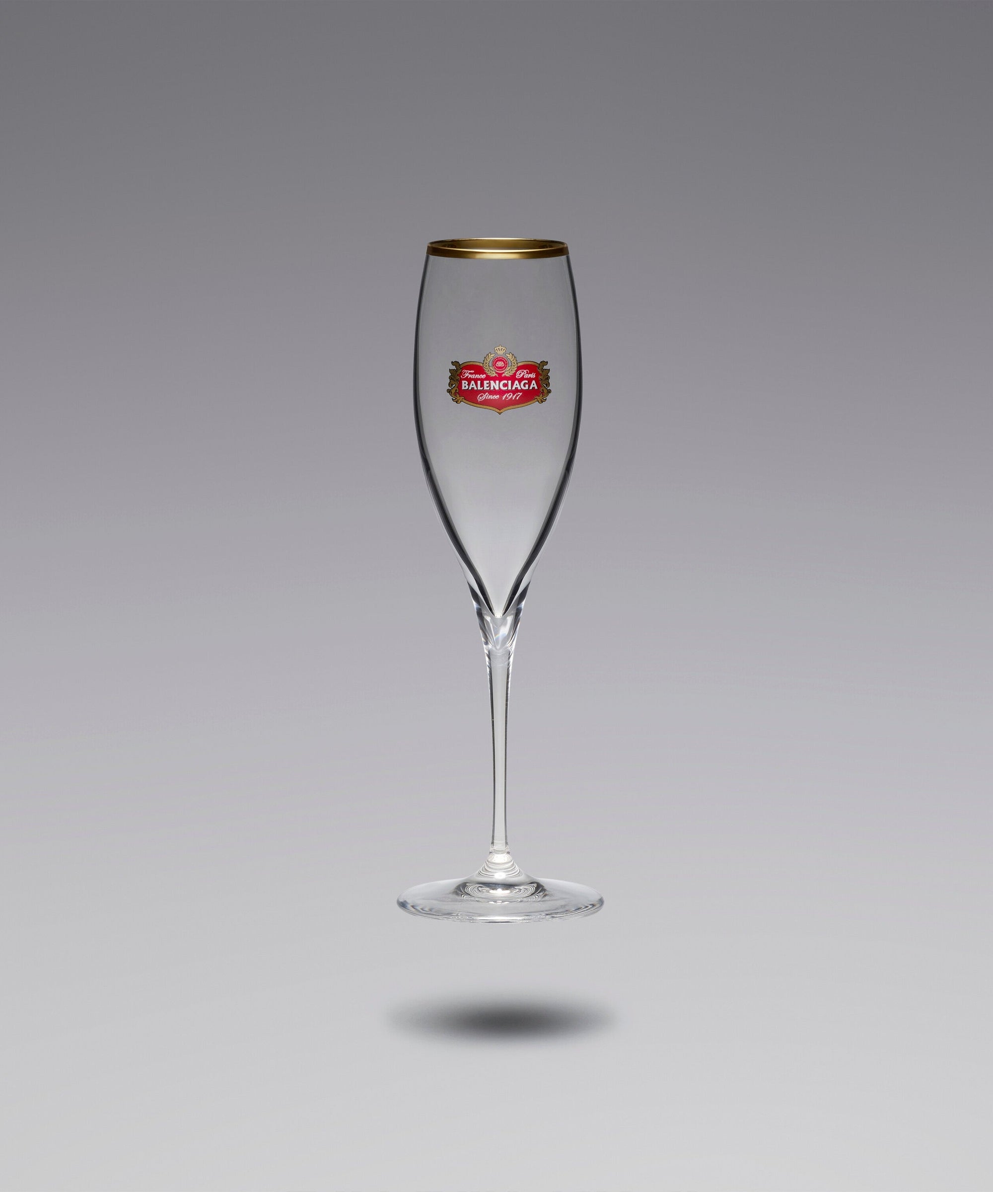 Champagne Glasses Gold - Transparent & Red & Gold