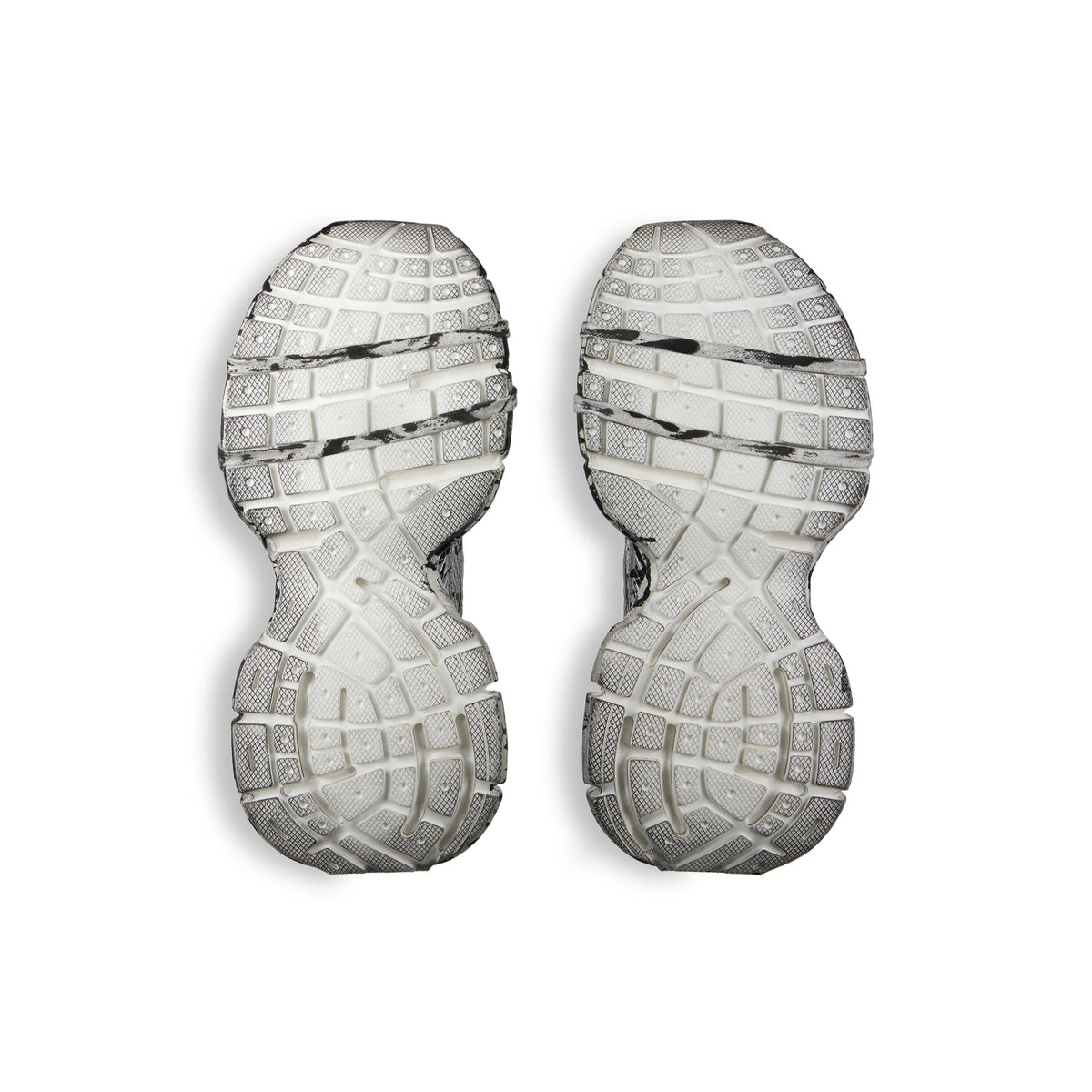 3XL Extreme Graffiti Sneakers - White & Black