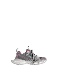 3XL Sneakers - Grey Mix & White & Pink
