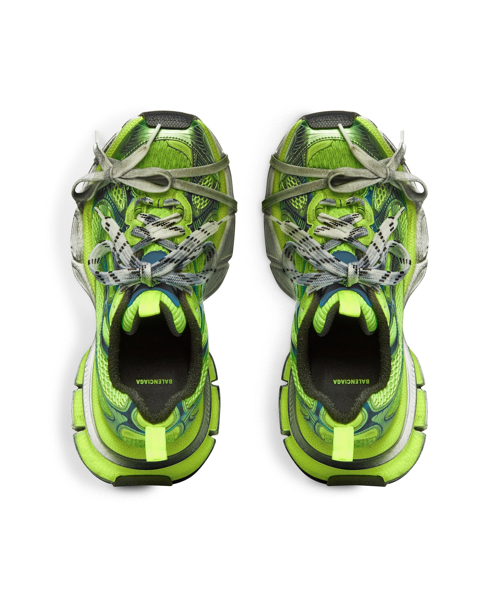 3XL Sneakers - Fluo Yellow & Blue