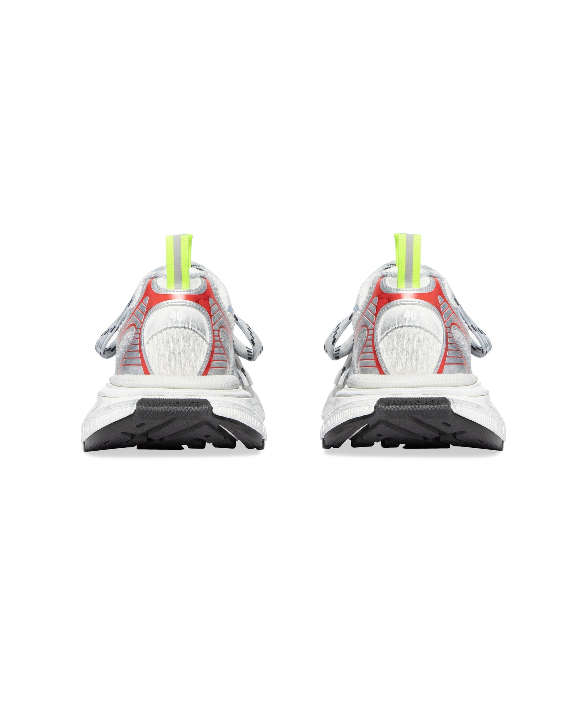 3XL Sneakers - White & Red & Blue