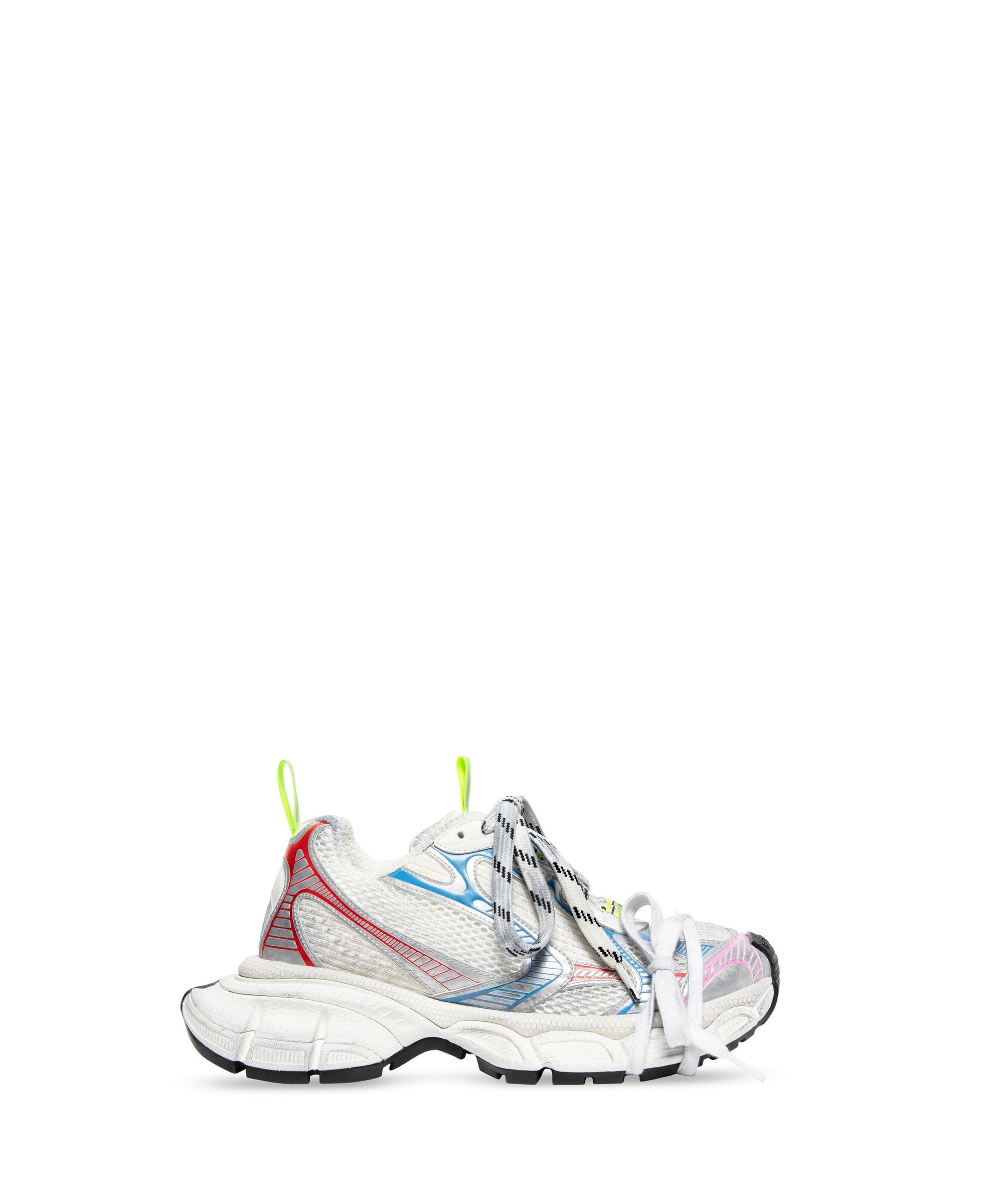 3XL Sneakers - White & Red & Blue