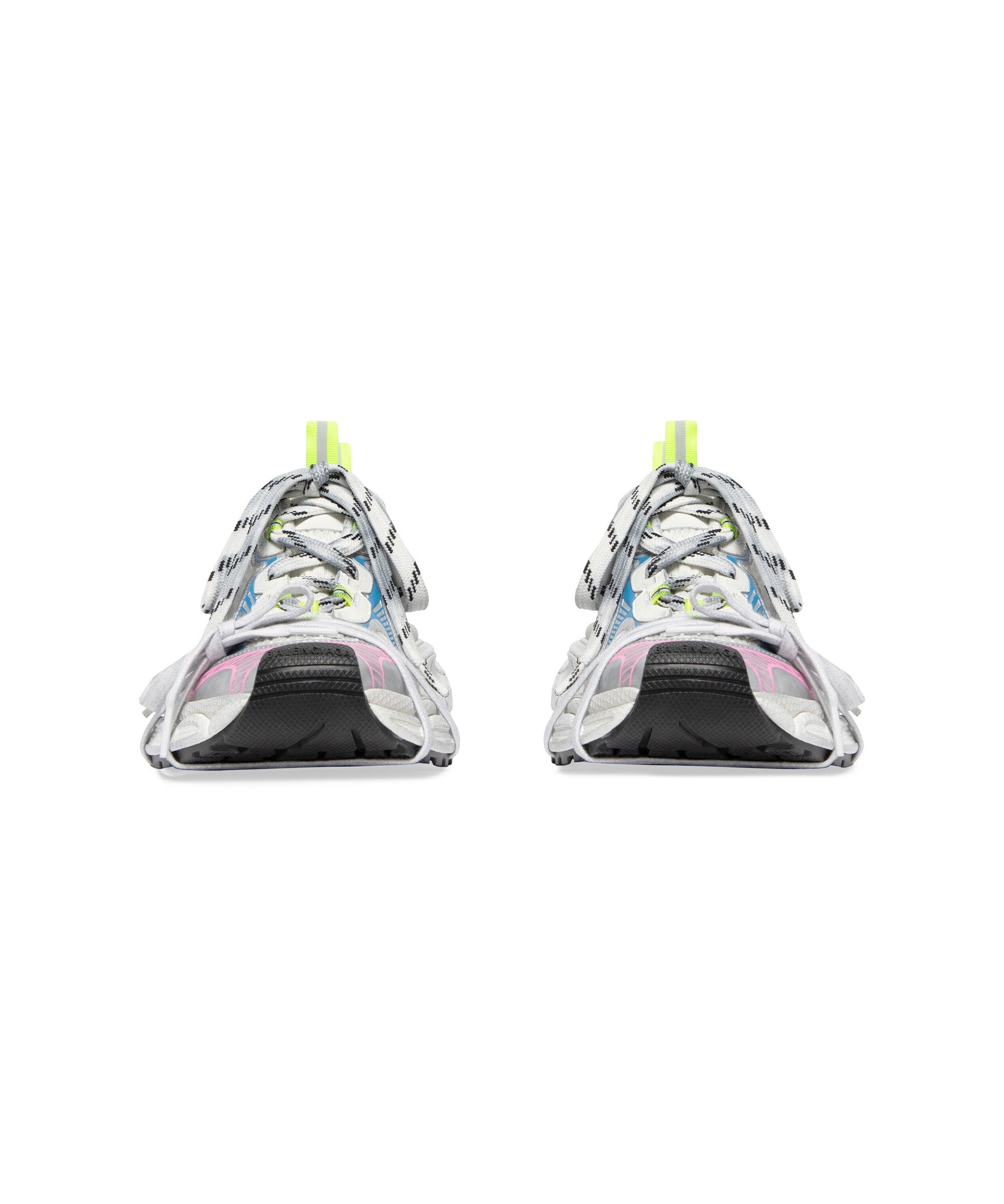 3XL Sneakers - White & Red & Blue