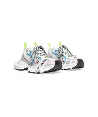 3XL Sneakers - White & Red & Blue