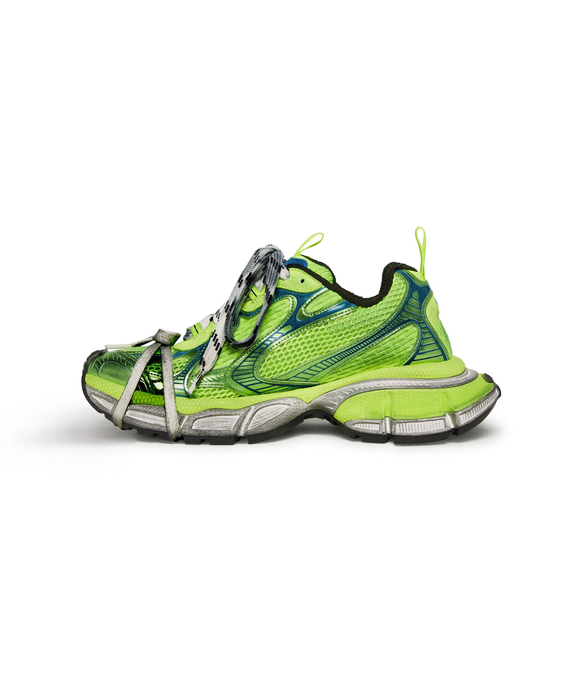 3XL Sneakers - Fluo Yellow & Blue