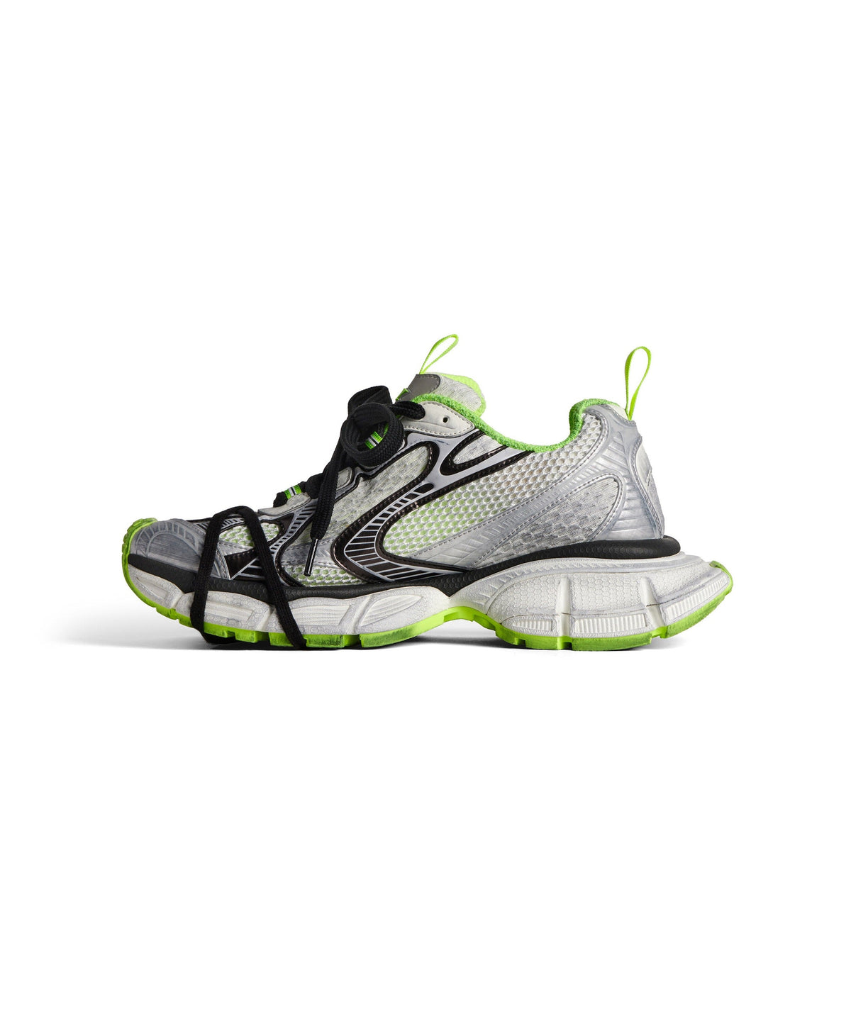 3XL Sneakers - White & Black & Yellow