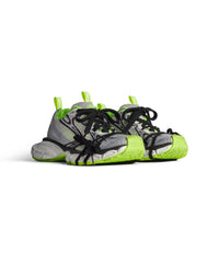 3XL Sneakers - White & Black & Fluo Yellow