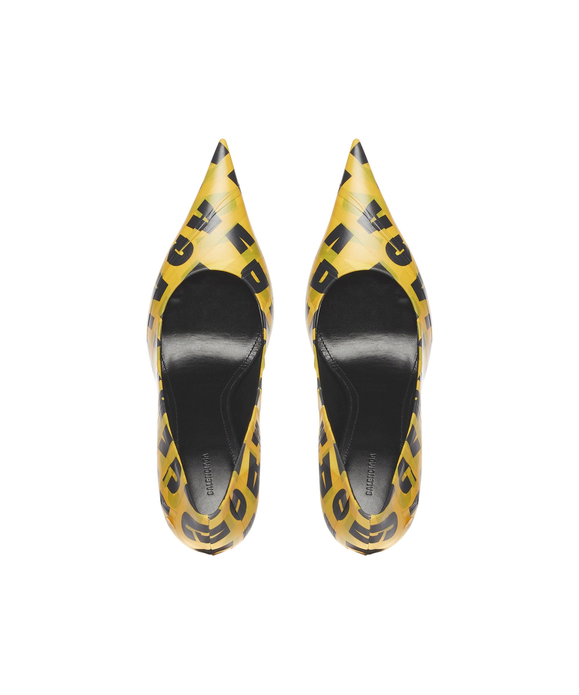 Knife 110 Pumps - Tape Yellow & Black