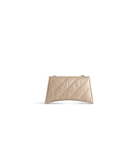 Crush XS Chain Bag Quilted - Taupe