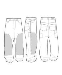 Large Pants - Blue