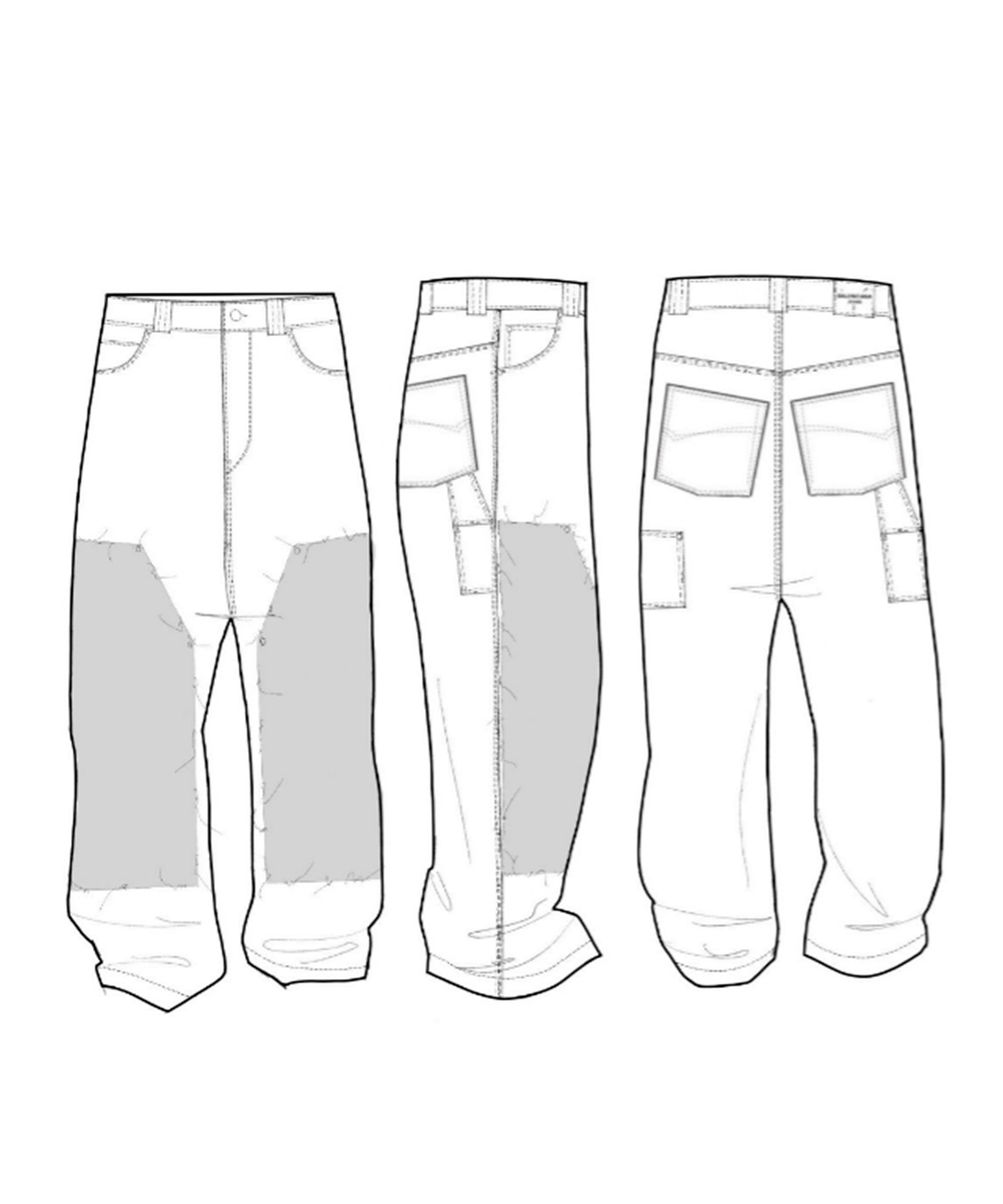 Large Pants - Blue