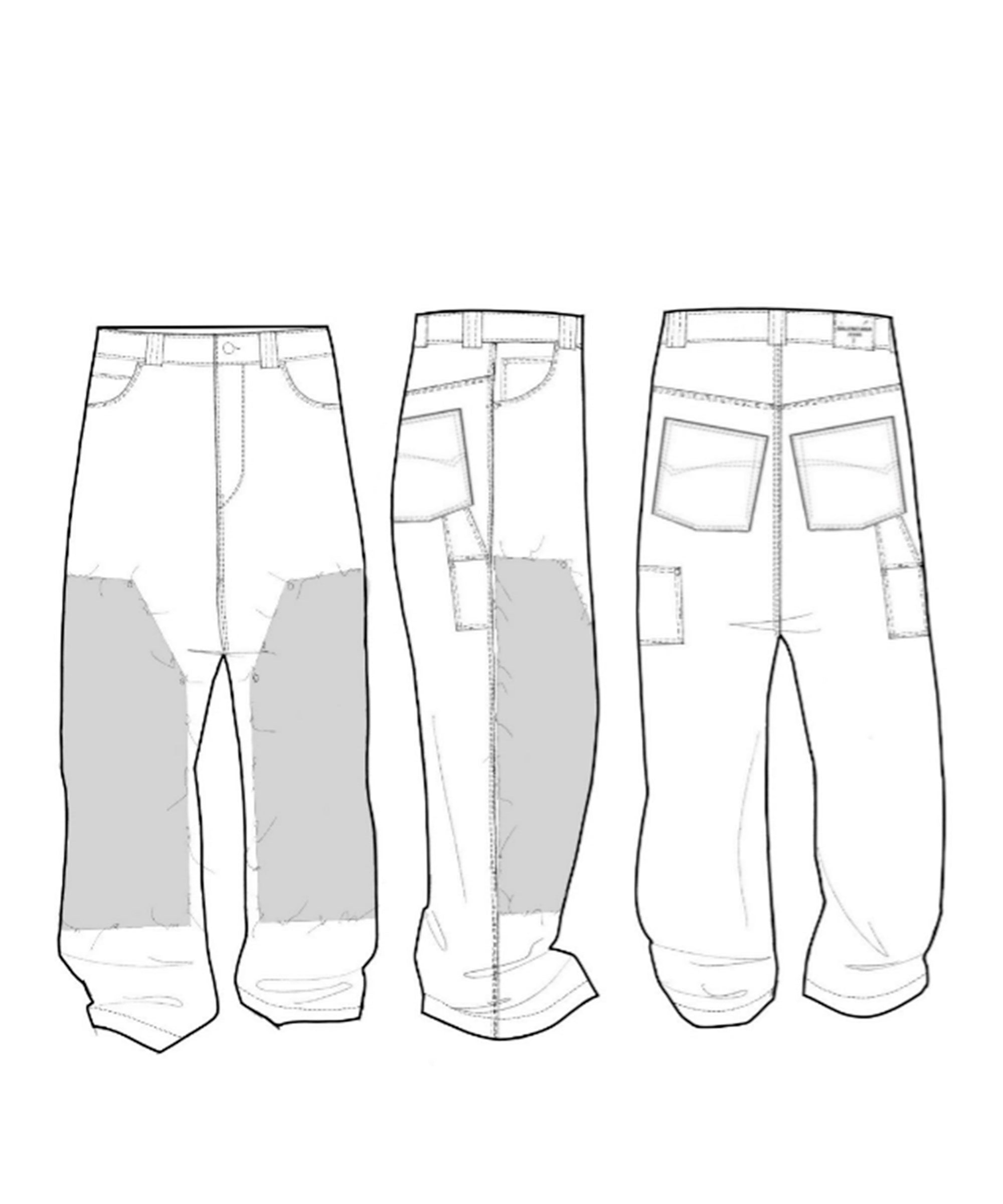 Large Pants - Blu American Fashion