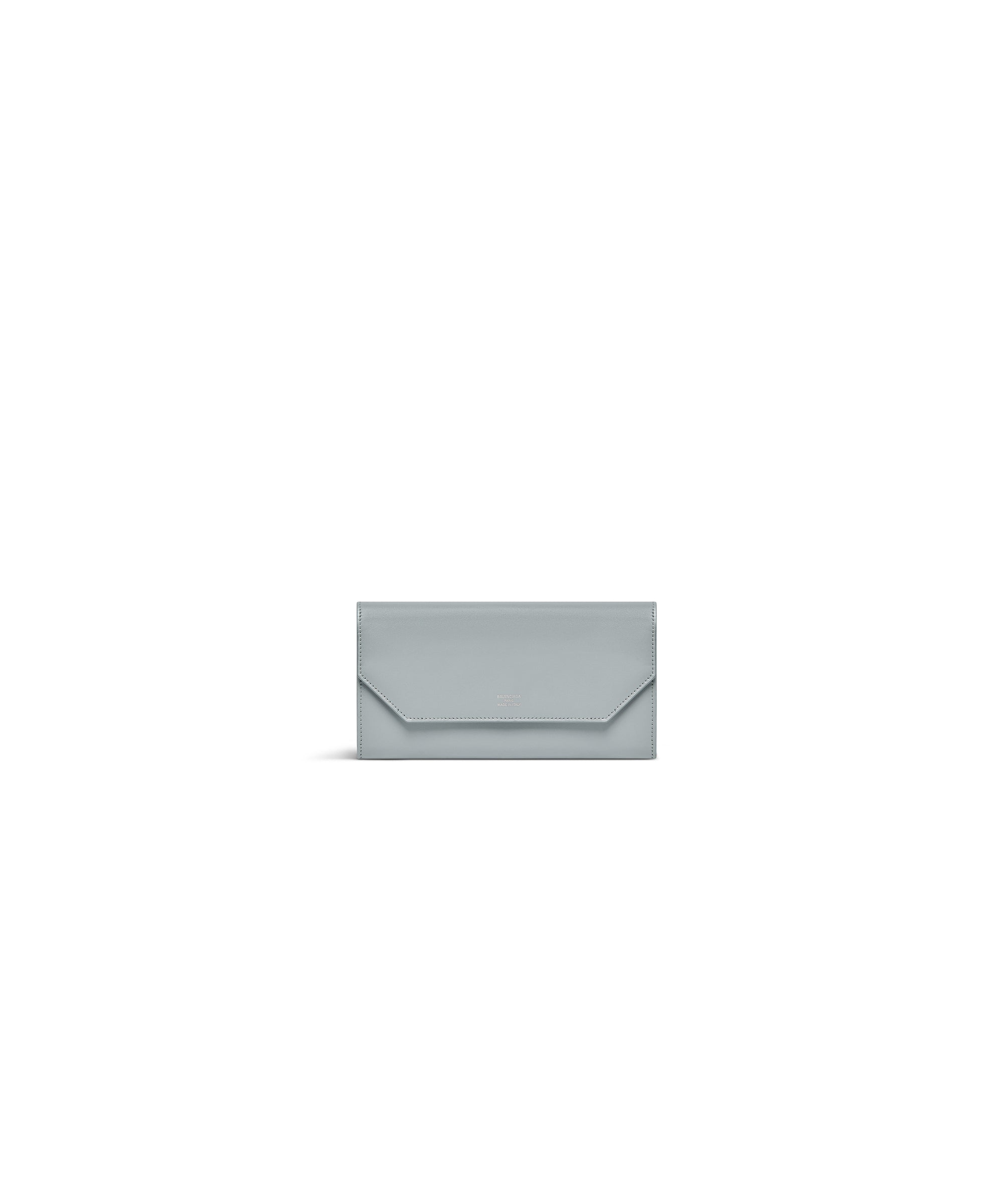 Envelope Slim Continental Wallet - Ash Blue & Nacre