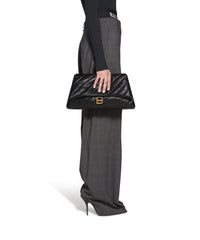 Crush Large Pouch Quilted - Black