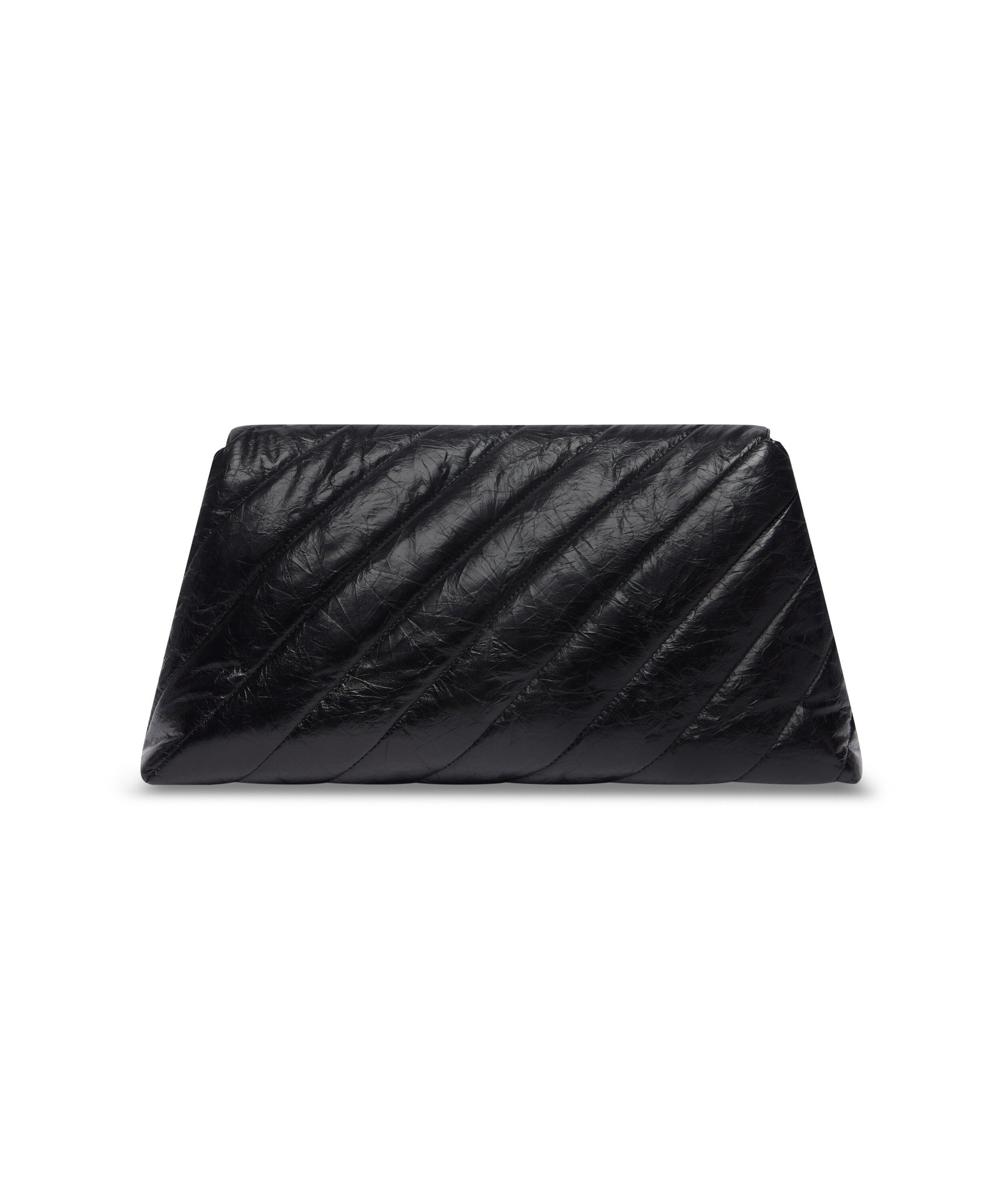 Crush Large Pouch Quilted - Black