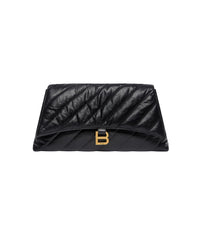 Crush Large Pouch Quilted - Black