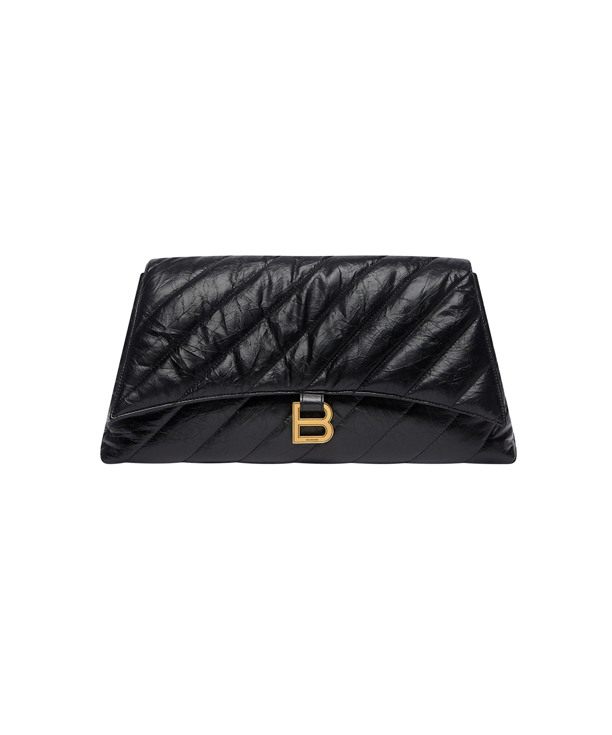 Crush Large Pouch Quilted - Black